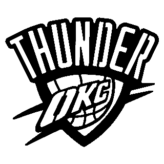 320x320 Oklahoma City Thunder Signtorch, Turning Images Into Vector Cut