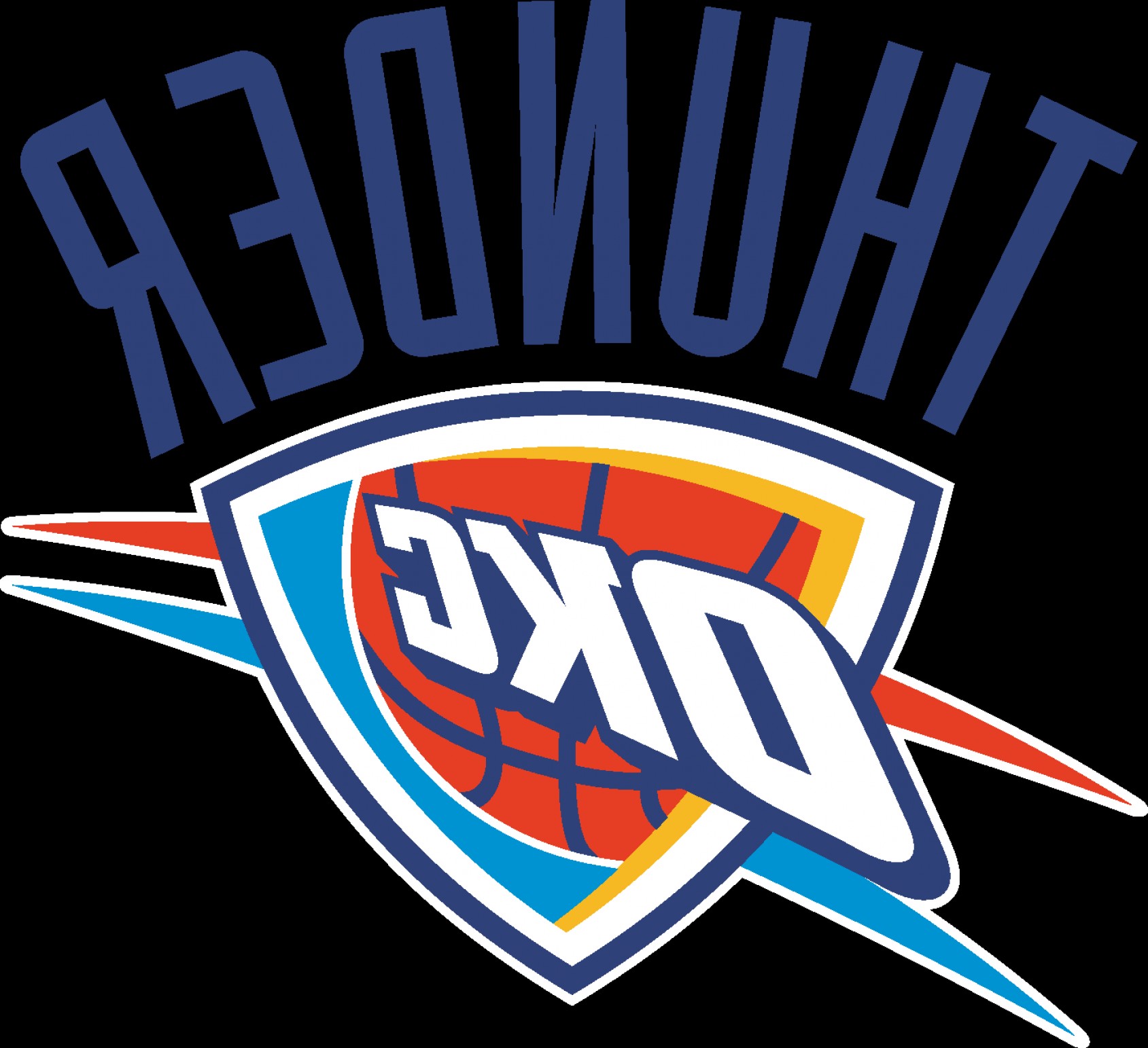 Oklahoma City Thunder Logo Vector at Vectorified.com | Collection of ...