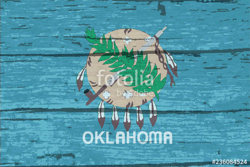 Oklahoma State Flag On Old Timber Stock Image And Royalty Free 500x334 Oklahoma State Flag On Old Timber Stock Image And Royalty Free