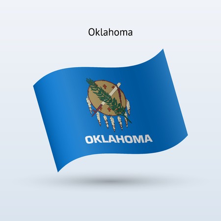 State Of Oklahoma Flag Waving Form Vector Illustration Royalty 450x450 State Of Oklahoma Flag Waving Form Vector Illustration Royalty