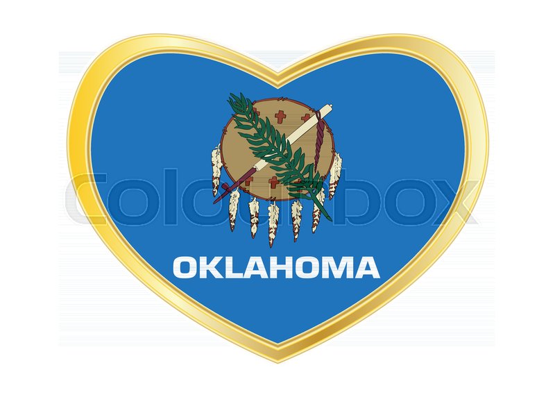 Flag Of The Us State Of Oklahoma Stock Vector Colourbox 800x572 Flag Of The Us State Of Oklahoma Stock Vector Colourbox