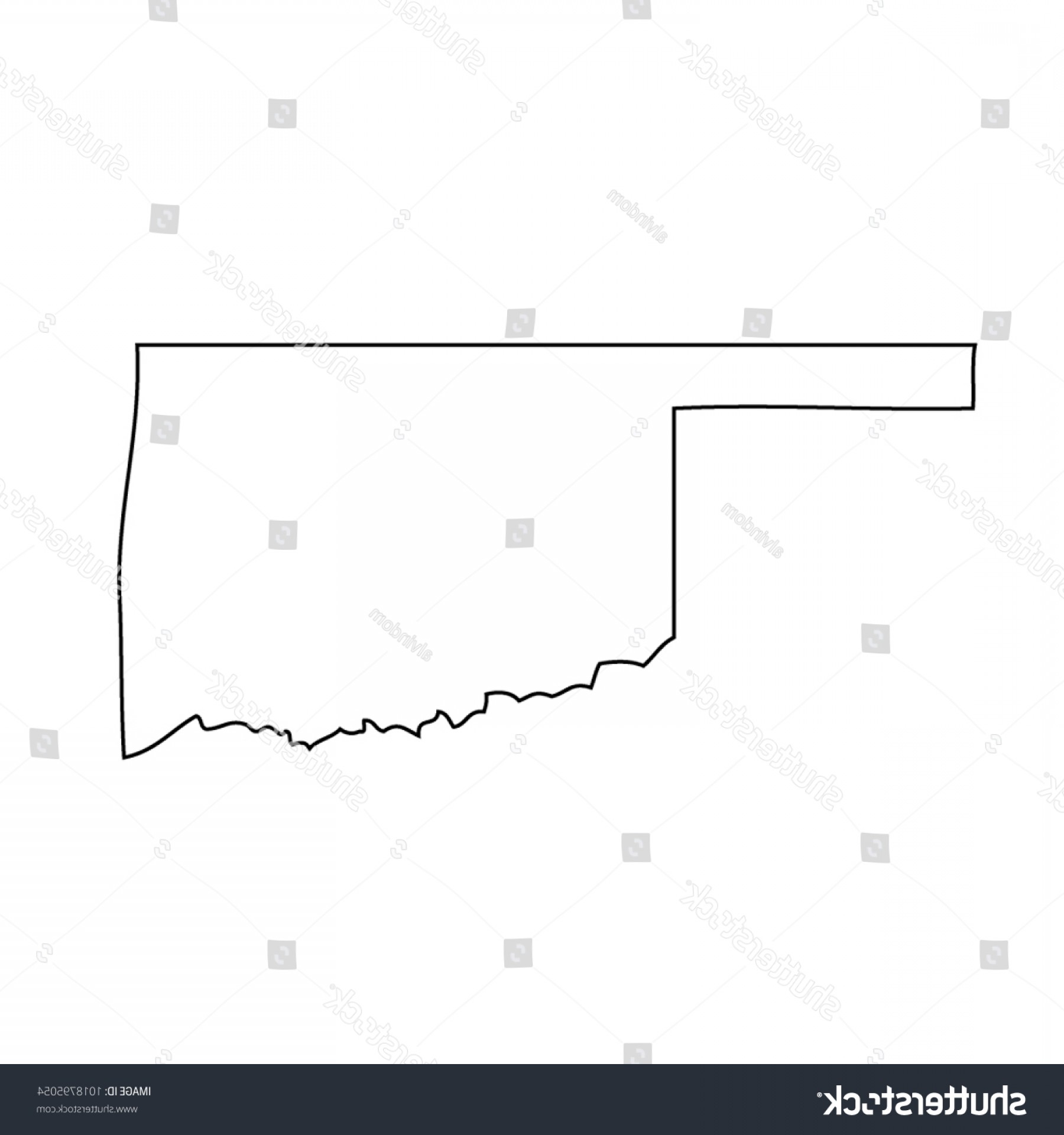 1800x1920 Black Outline Map State Usa Oklahoma Soidergi