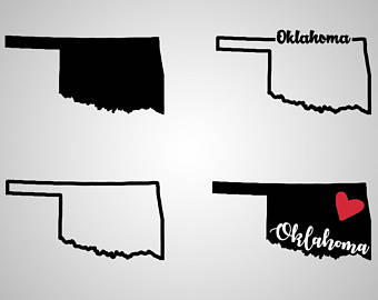 340x270 Collection Of 'oklahoma Silhouette' Download More Than Images