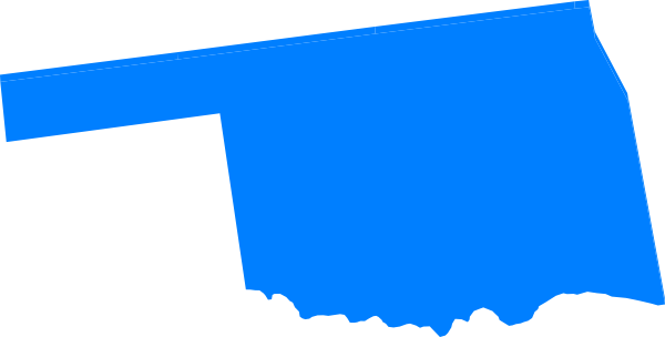 Oklahoma State Outline Vector