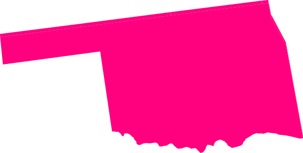 600x304 Oklahoma State Outline Clipart