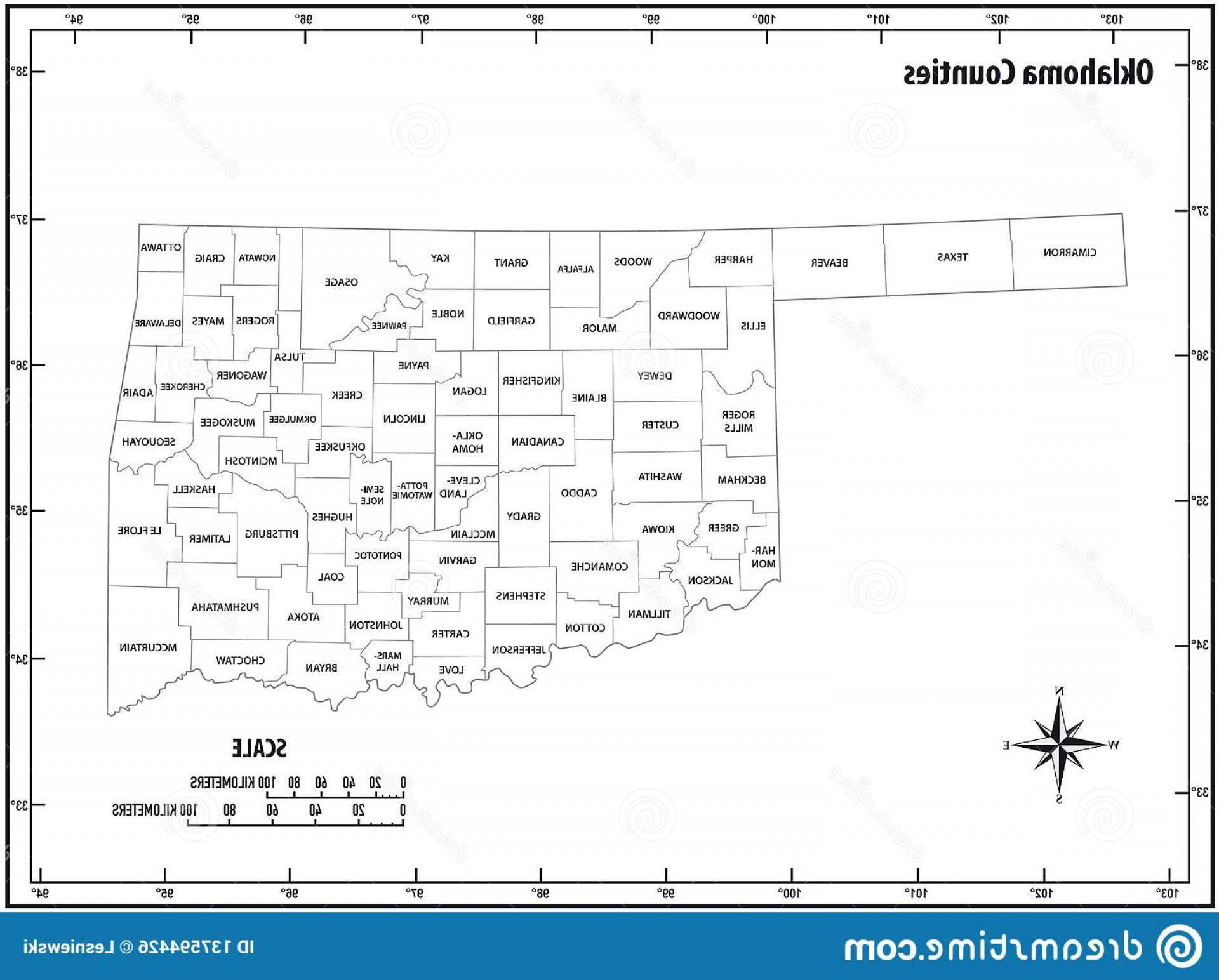 1920x1544 Oklahoma State Outline Vector Catchsplace