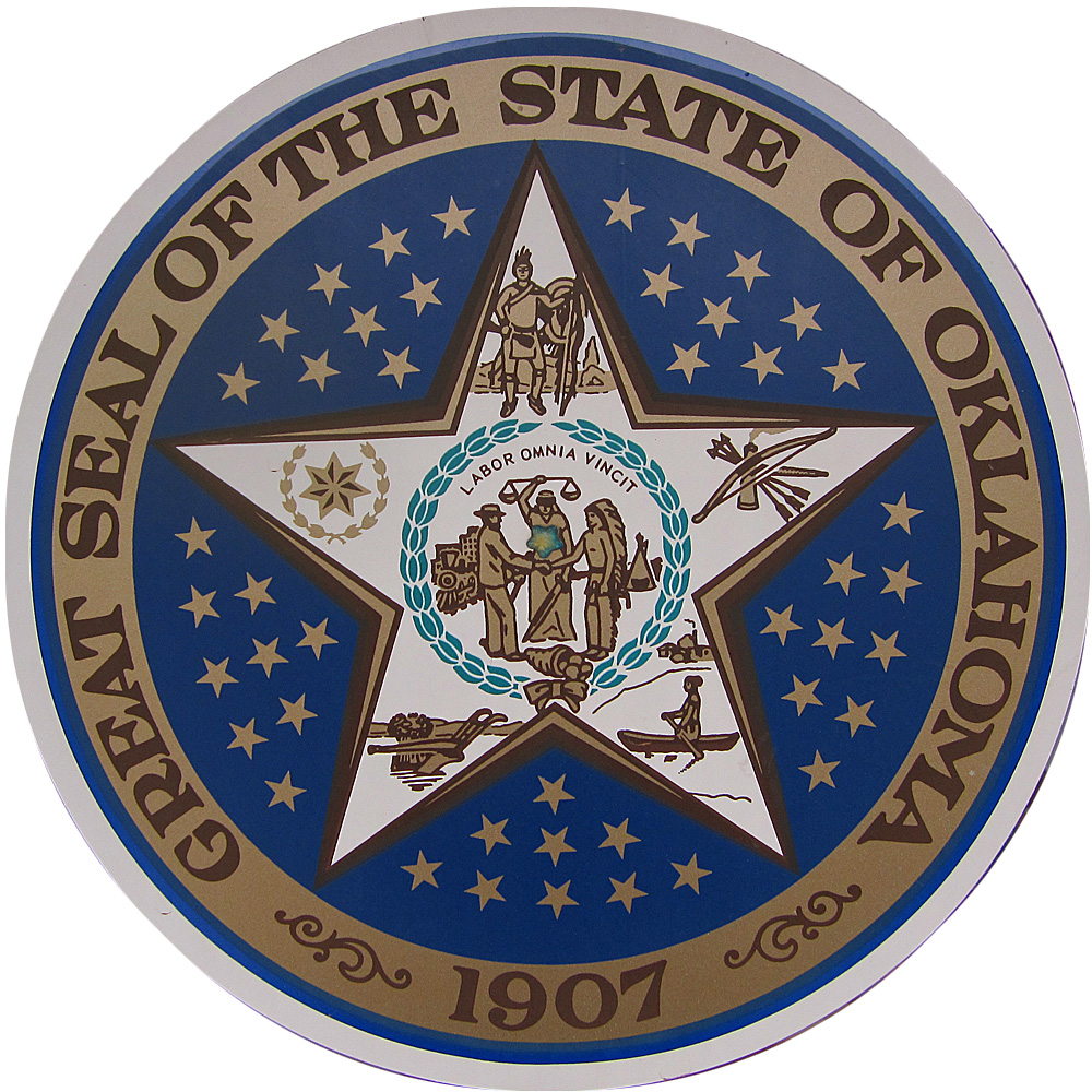 1000x1000 Oklahoma State Seal