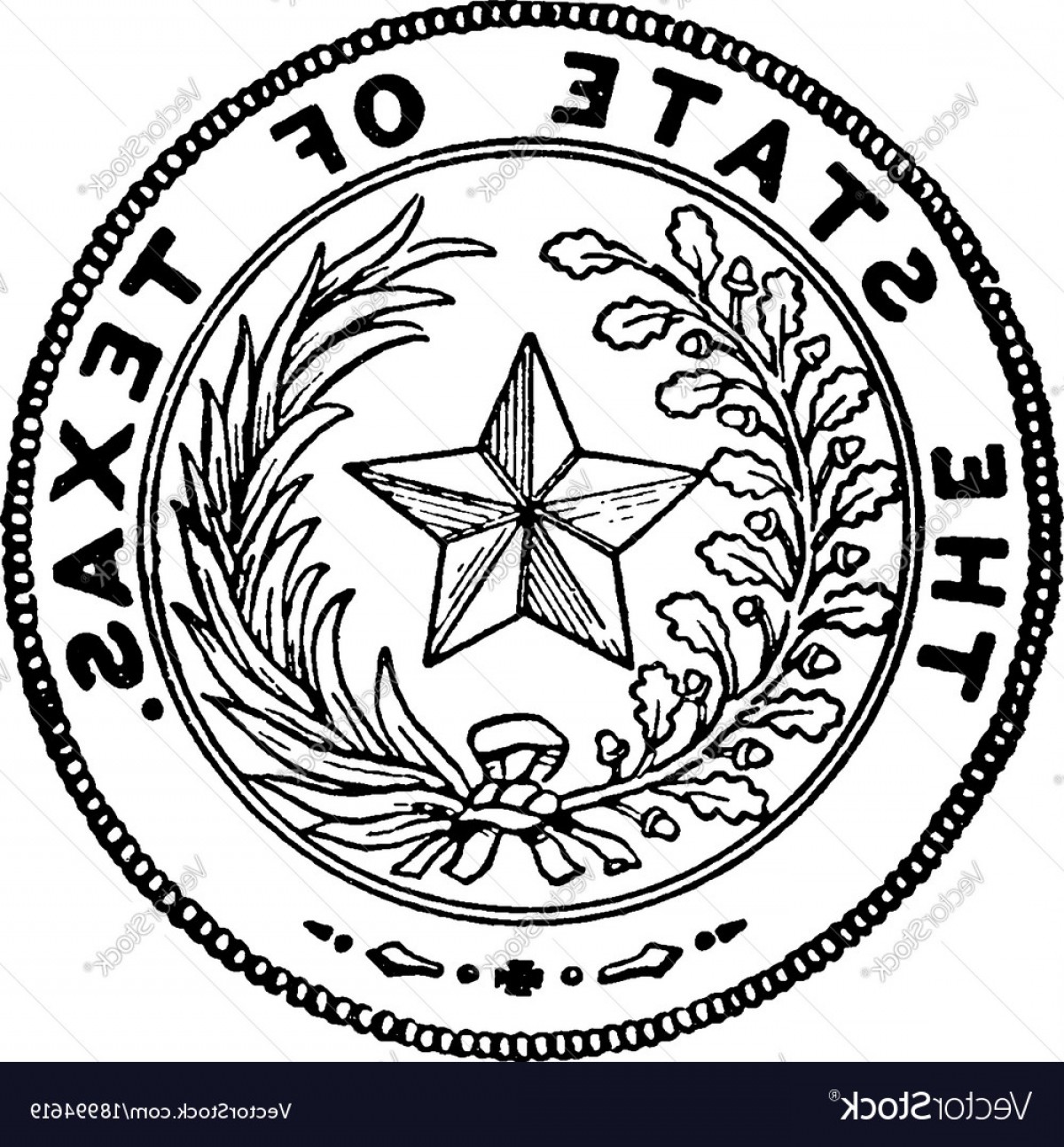 Oklahoma State Seal Vector at Vectorified.com | Collection of Oklahoma ...