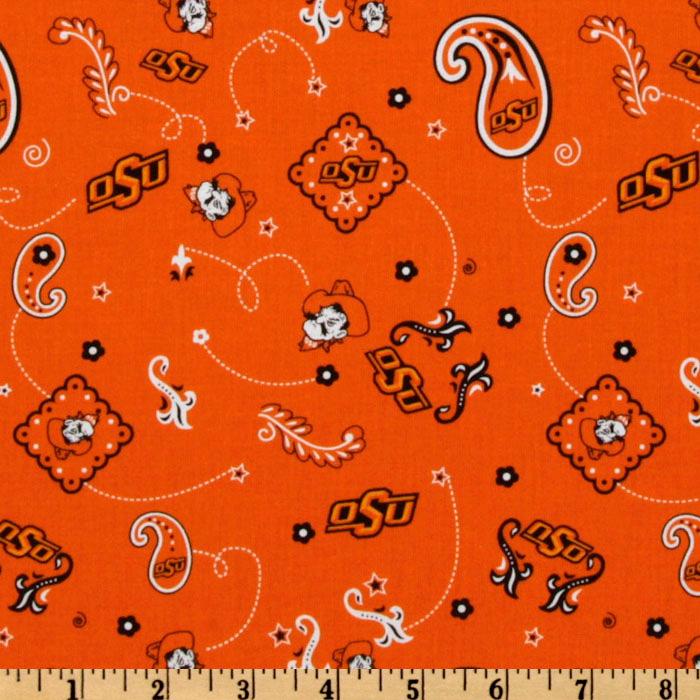 Collegiate Cotton Broadcloth Oklahoma State University Bandana 700x700 Collegiate Cotton Broadcloth Oklahoma State University Bandana