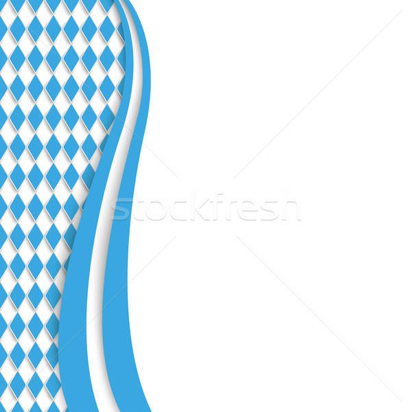 600x600 Bavarian Oktoberfest Flyer Background Vector Illustration