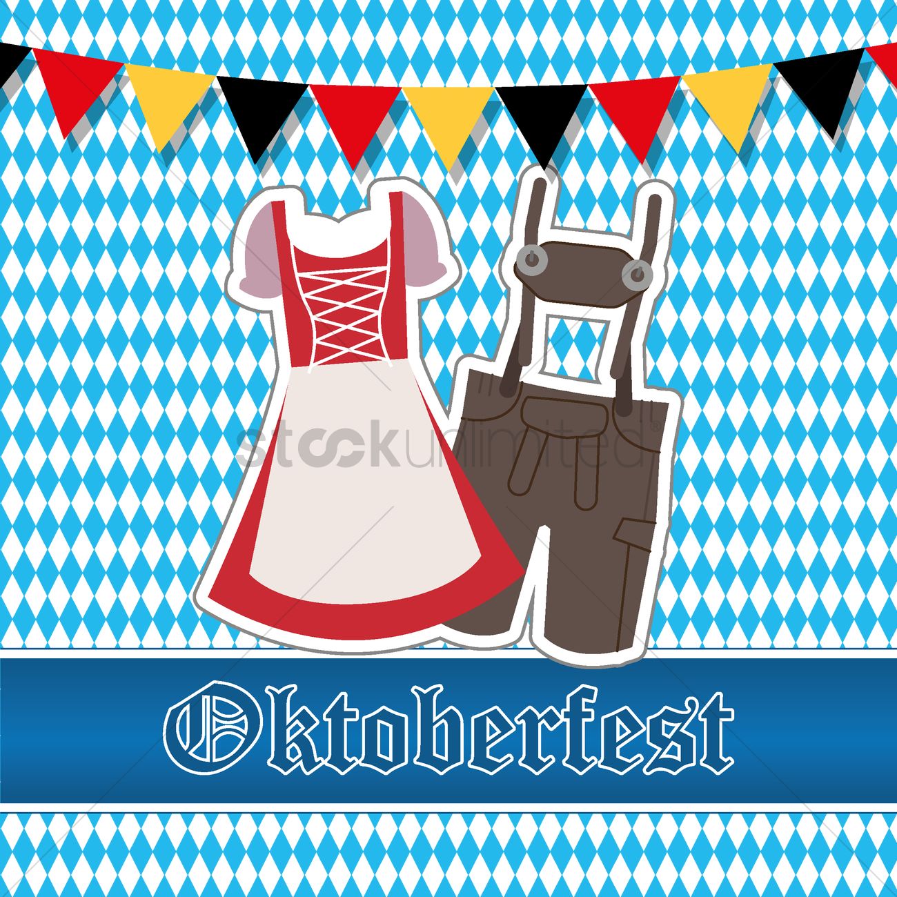 1300x1300 Oktoberfest Background Vector Image