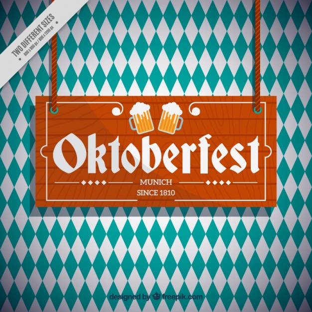 626x626 Oktoberfest Rhombus Background Vector Free Download