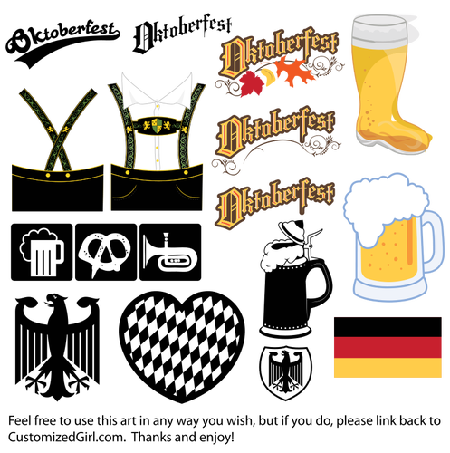 497x500 Oktoberfest Icons, Logos And Illustrations Vector Clip Art