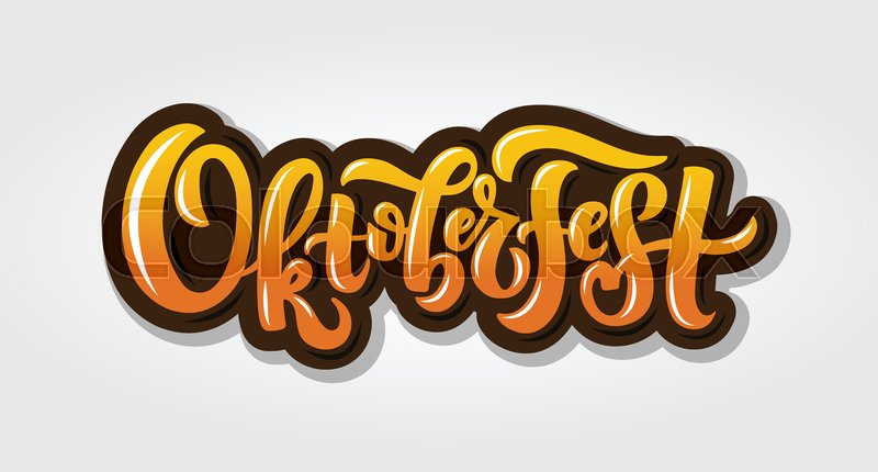 800x430 Oktoberfest Logotype Oktoberfest Stock Vector Colourbox