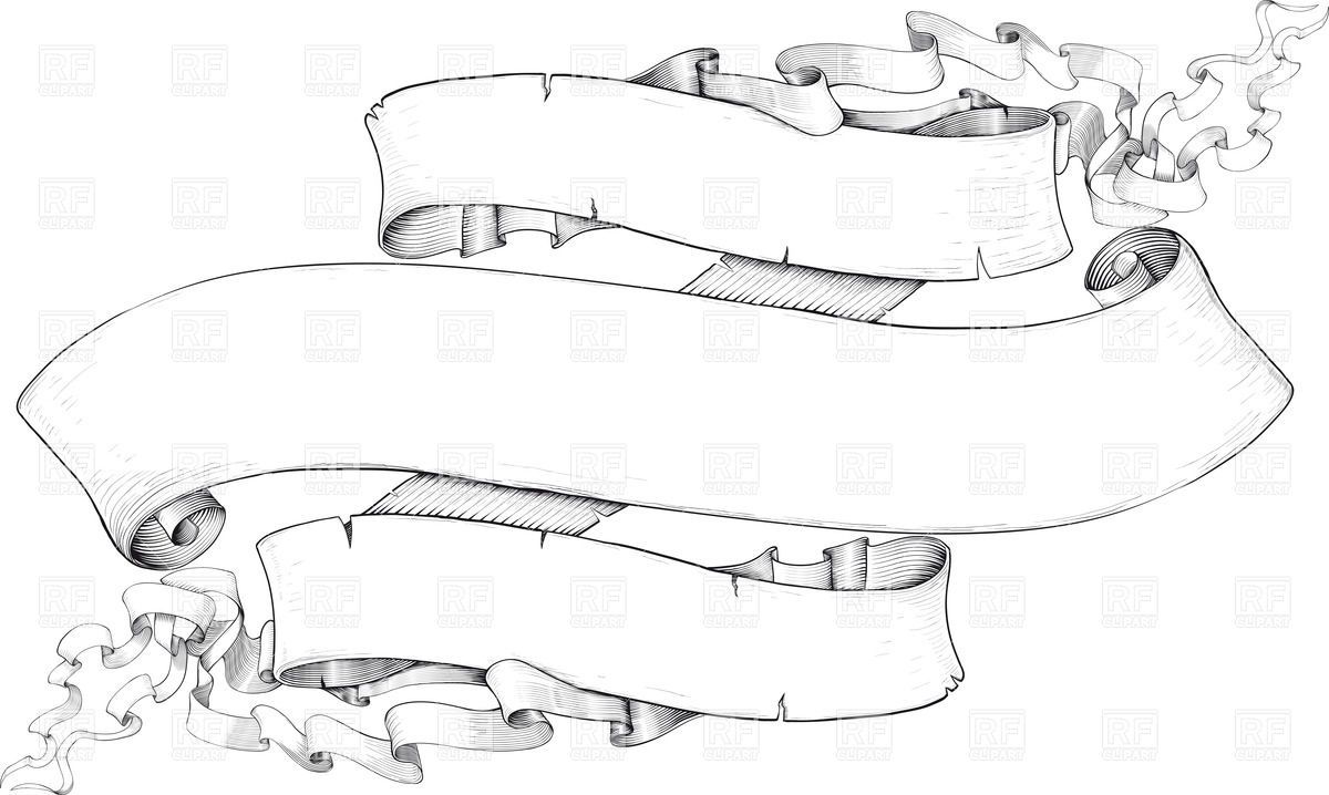 Ribbon Banners Isolated On White Vector Image Vector 1200x718 Ribbon Banners Isolated On White Vector Image Vector