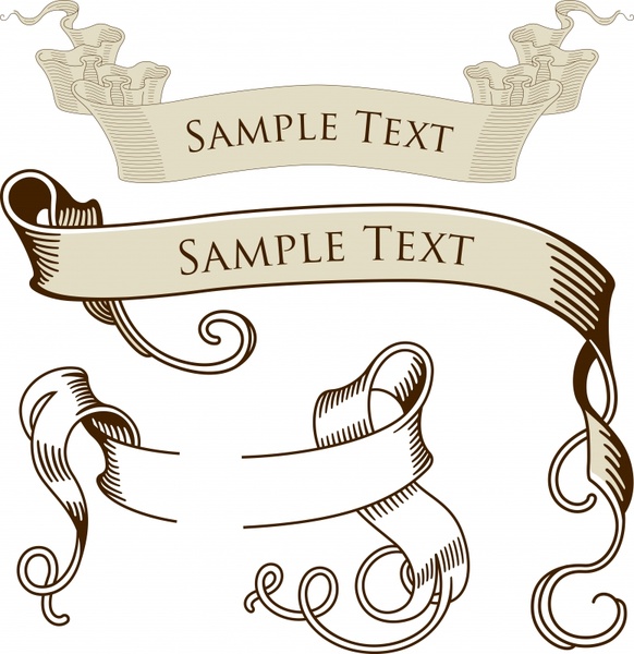 European Old Ribbon Vector Free Vector In Encapsulated Postscript 582x600 European Old Ribbon Vector Free Vector In Encapsulated Postscript