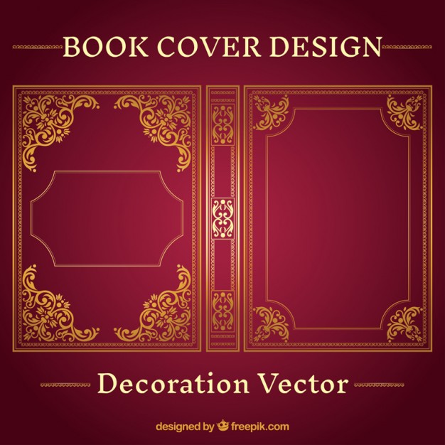626x626 Ornamental Book Cover Design Vector Free Download
