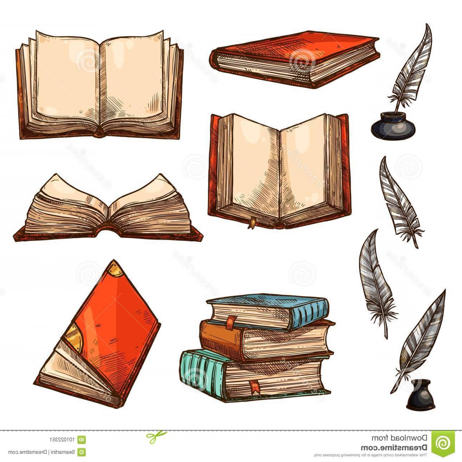 Old Books Ancient Manuscripts Sketch Icons Vector Set Vintage Book 1560x1561 Old Books Ancient Manuscripts Sketch Icons Vector Set Vintage Book