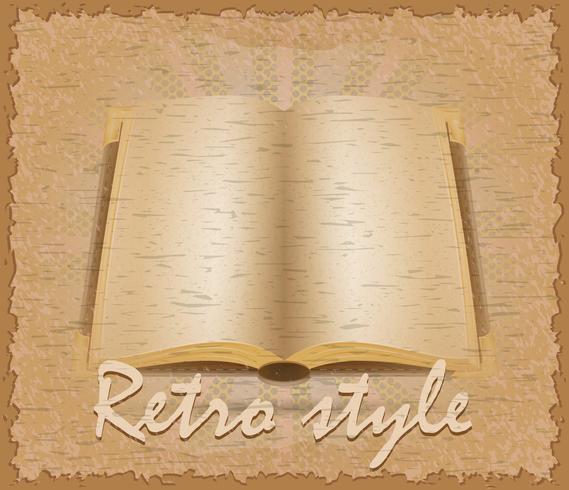 569x490 Retro Style Poster Old Book Vector Illustration