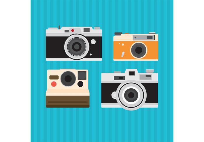 Old Vintage Camera Vectors 700x490 Old Vintage Camera Vectors