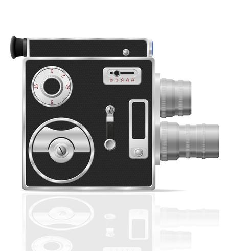 Old Retro Vintage Movie Video Camera Vector Illustration 444x490 Old Retro Vintage Movie Video Camera Vector Illustration