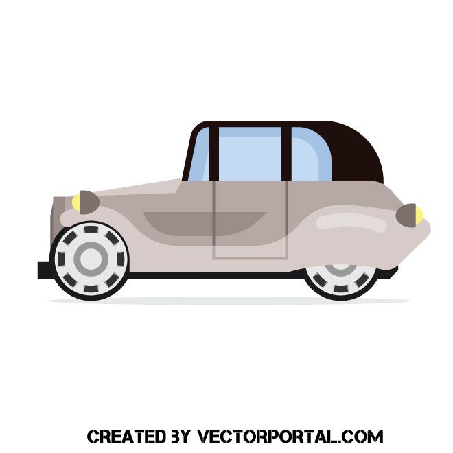 660x660 Old Car Vector Image Vehicles Free Vectors Car Vector, Vector