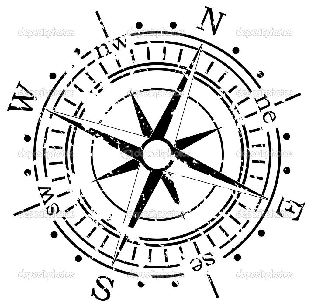 1023x1012 Old Compass Vector