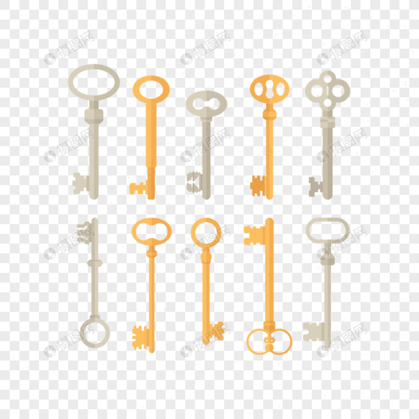 Old Key Vector