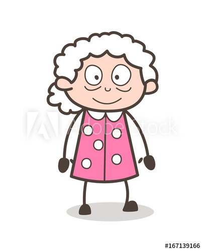 Cartoon Surprised Old Lady Vector Illustration 404x500 Cartoon Surprised Old Lady Vector Illustration