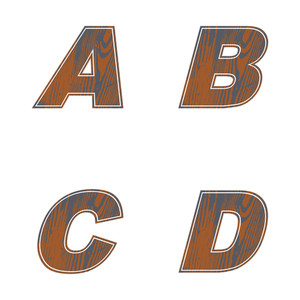 300x300 Letter Old Royalty Free Vectors