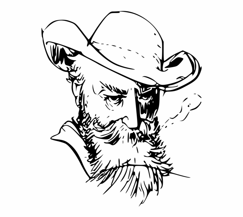 920x822 Old Man Face Vector Png Download