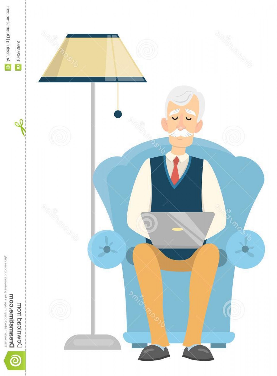 1148x1560 Old Man Reading Isolated Old Man Reading Newspaper Sitting Sofa
