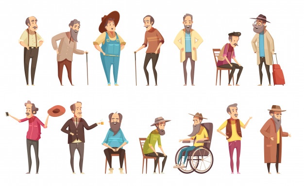 626x382 Old Man Vectors, Photos And Free Download