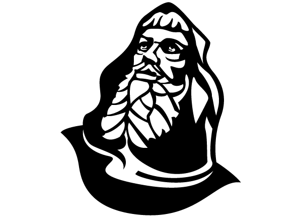 600x430 Hooded Old Man Vector