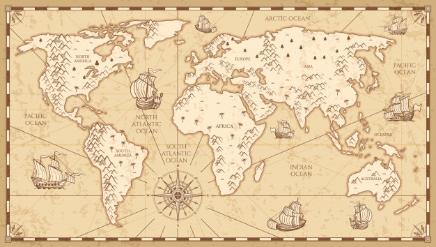 Old Map Vector at Vectorified.com | Collection of Old Map Vector free ...