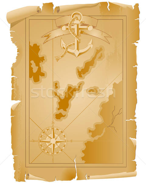 Old Map Vector Illustration Winner 480x600 Old Map Vector Illustration Winner