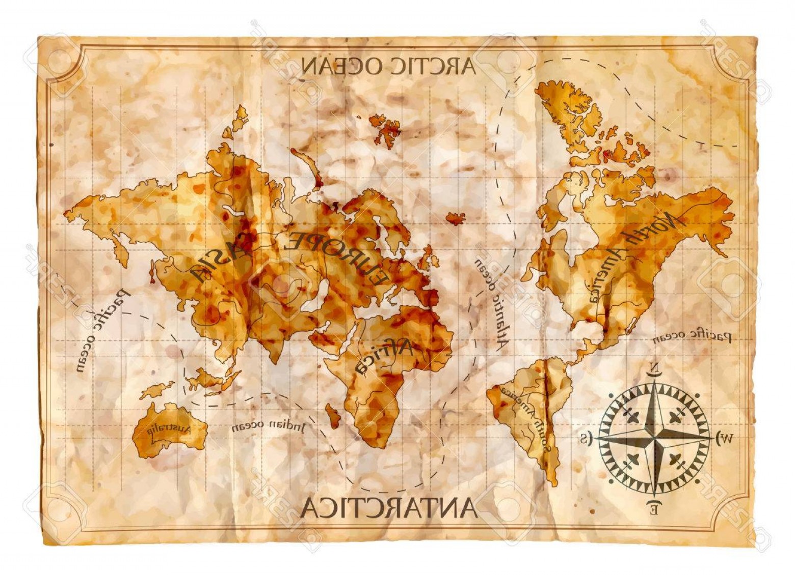 Photostock Vector Old Map Vector Illustration Handandbeak 1560x1130 Photostock Vector Old Map Vector Illustration Handandbeak