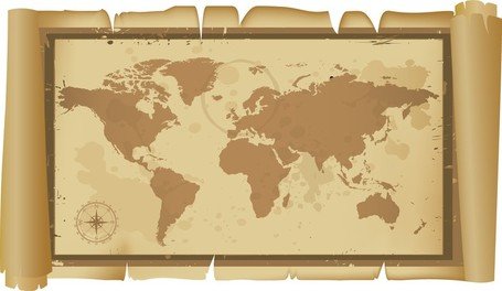 Free Old Map Clipart And Vector Graphics 455x264 Free Old Map Clipart And Vector Graphics