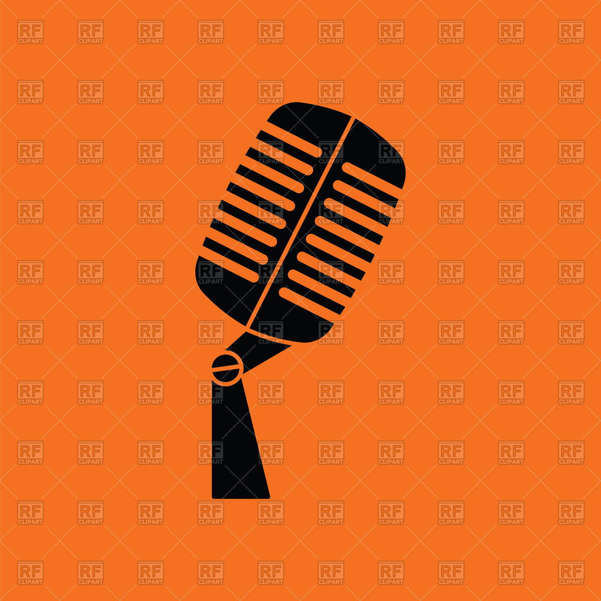 1200x1200 Old Microphone Icon Vector Image Of Signs, Symbols, Maps Angelp