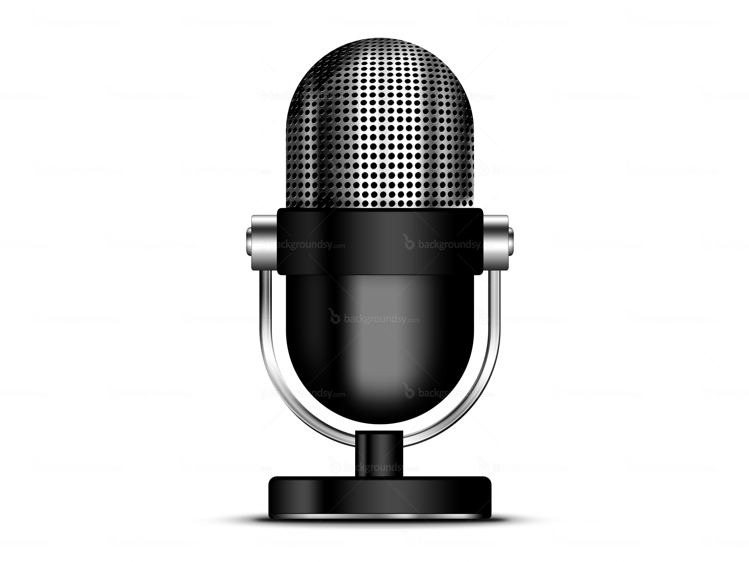 2400x1800 Old Microphone Icon