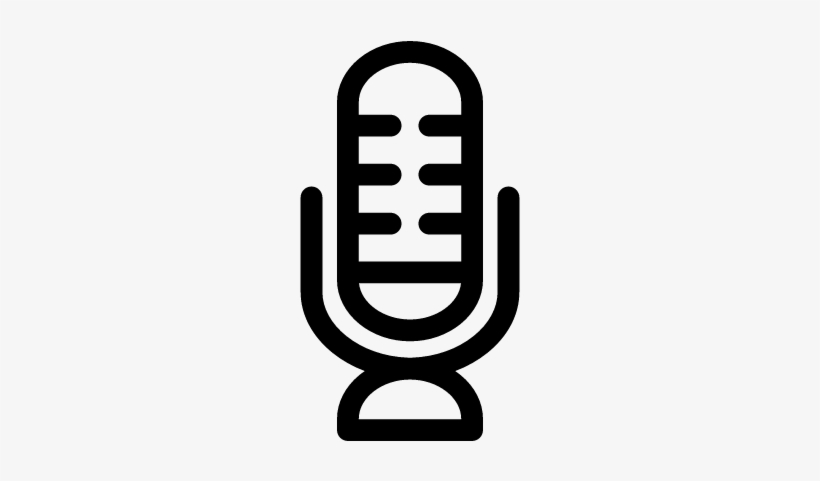 820x481 Old Radio Microphone Vector