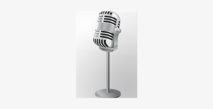 820x419 Vintage Microphone Vector Png Png Image Transparent Png Free