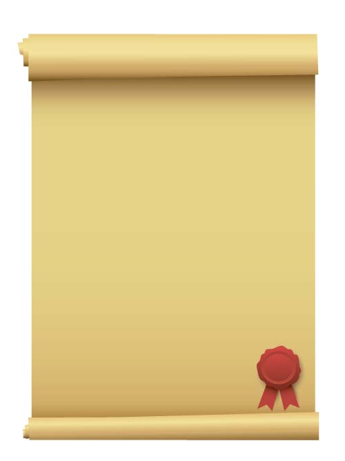 500x668 Wax Seal With Old Paper Vector Background Free Download
