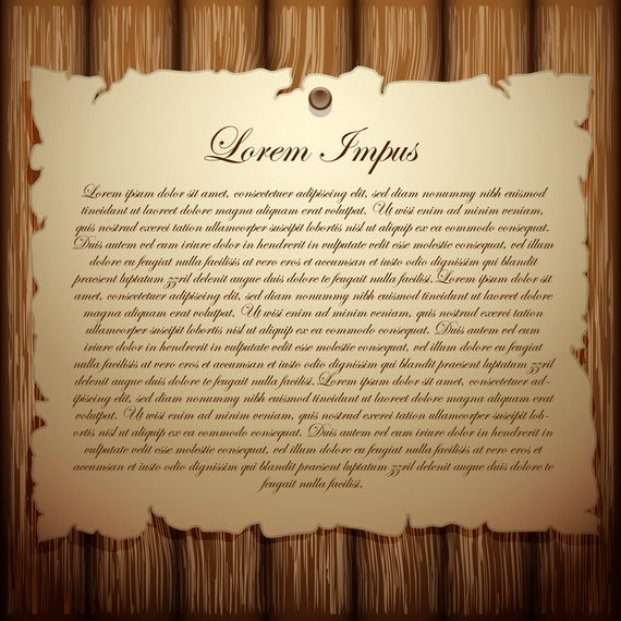 570x570 Wood With The Old Paper Vector