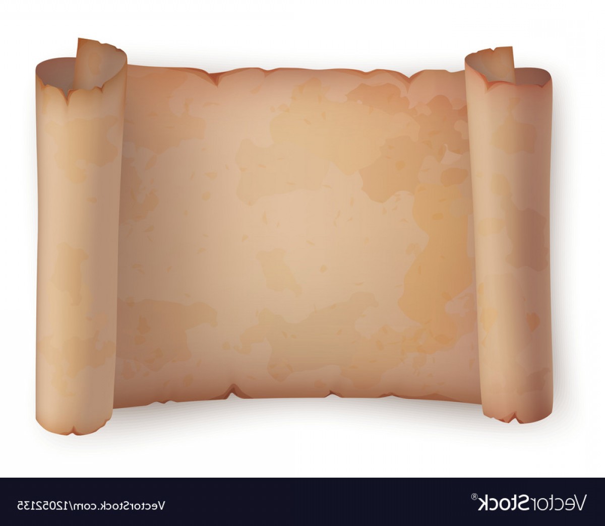 1200x1044 Paper Roll Or Horizontal Old Scroll Parchment Vector Handandbeak