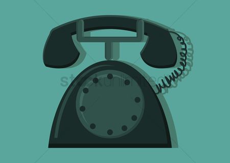 450x318 Free Old Phone Stock Vectors Stockunlimited