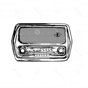 300x300 Vintage Radio Stereo Kawaii Cute Cartoon Vector Boozeworthy
