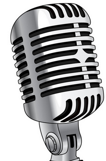 Old School Microphone Clipart 350x530 Old School Microphone Clipart
