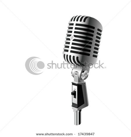 Old Style Microphone Cartoon 450x470 Old Style Microphone Cartoon
