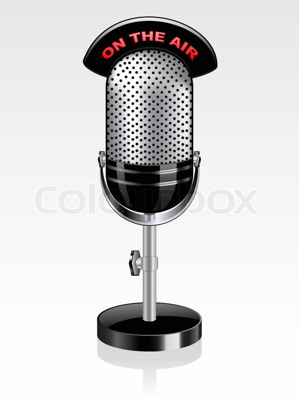 Vector Retro Microphone Stock Vector Colourbox 600x800 Vector Retro Microphone Stock Vector Colourbox